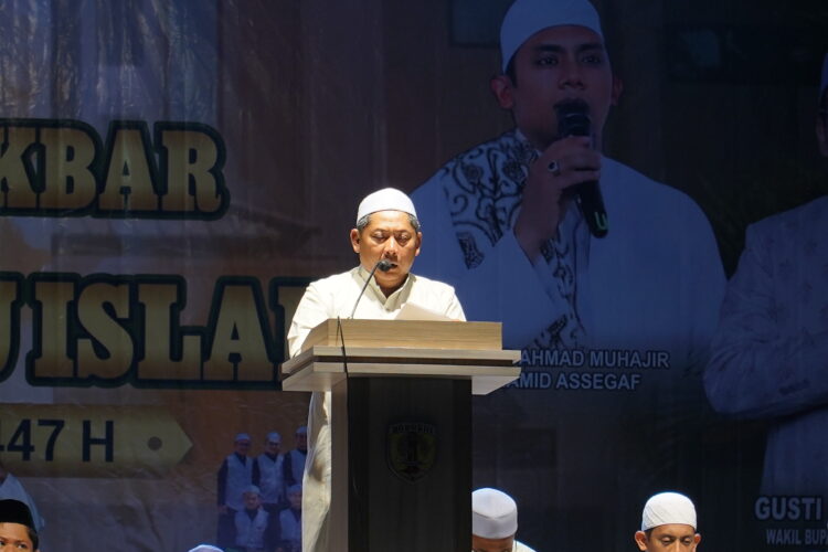 Bupati HST Ajak Warga Hijrah Menuju Kebaikan di Tabligh Akbar 1 Muharram 1447 H